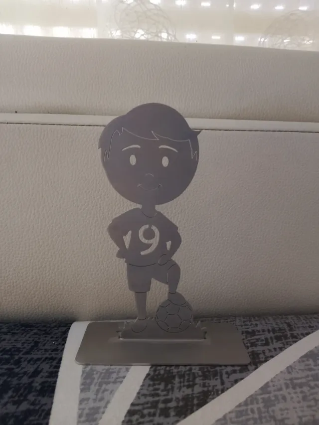 Figuras de fútbol con números 1-10