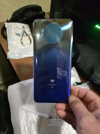 Copertura posteriore Xiaomi Mi 10T Lite Blu