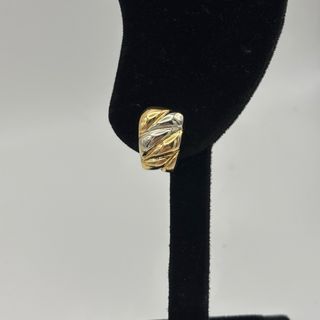 Pendientes Oro 18kt Bicolor