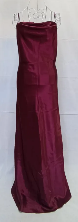 Vestido de fiesta/gala/noche color burdeos