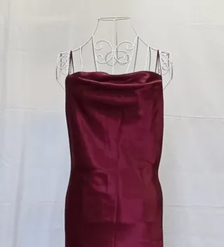 Vestido de fiesta/gala/noche color burdeos