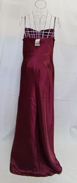 Vestido de fiesta/gala/noche color burdeos