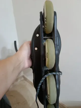 Patines en línea negros talla 42