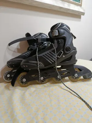 Patines en línea negros talla 42