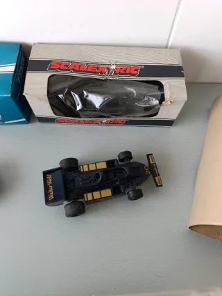 Lote Scalextric Triang Coches y Cajas