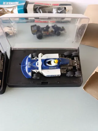 Lote Scalextric Triang Coches y Cajas