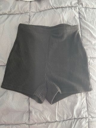 Culotte negro de canalé