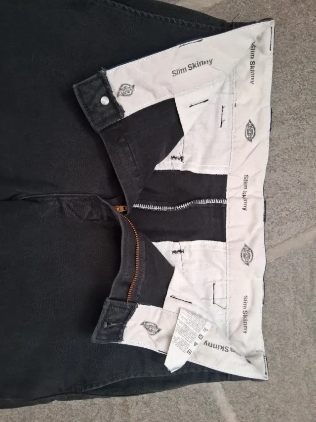 Pantaloni Dickies Uomo 32x34 Neri ( nero-grigio)