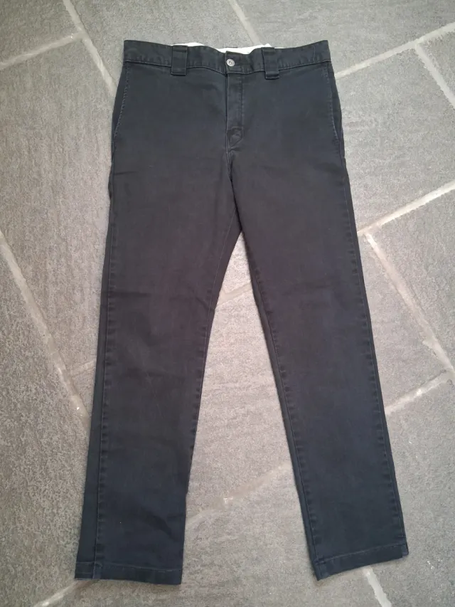 Pantaloni Dickies Uomo 32x34 Neri ( nero-grigio)