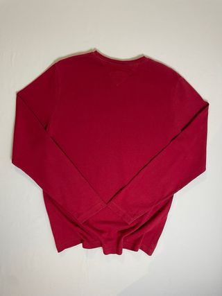 Jersey Fino Tommy Hilfiger Rojo Cuello Redondo M