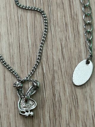 Cadena y colgante con Circonita playboy original