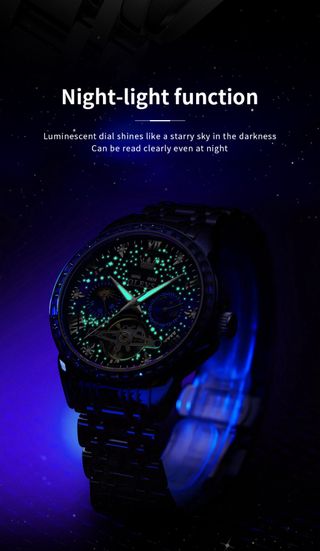 Reloj OLEVS MOON PHASE STAR RIVER