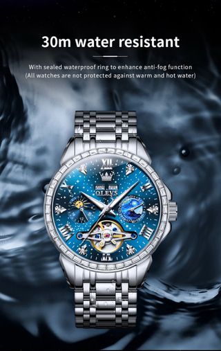 Reloj OLEVS MOON PHASE STAR RIVER
