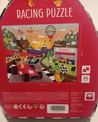 Puzzle Carreras Eureka Kids 36 Piezas