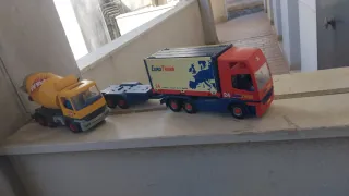 Camión Hormigonera y Camión EuroTRANS Playmobil