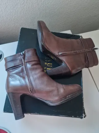 Botines Ralph Lauren Marrones Mujer Talla 38