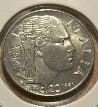 20 Centesimi Impero 1941 Italia