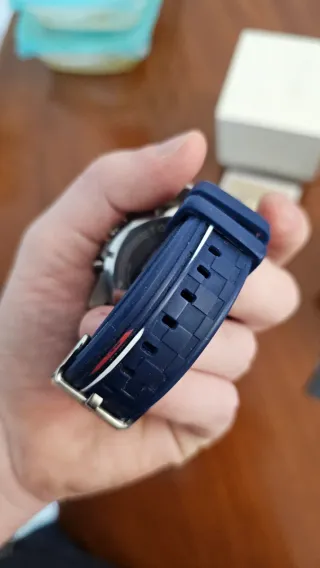 Reloj Tommy Hilfiger Azul y Plateado