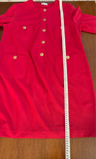 Abito Delia Ferrari in  Lana Rosso fragola Tg 49