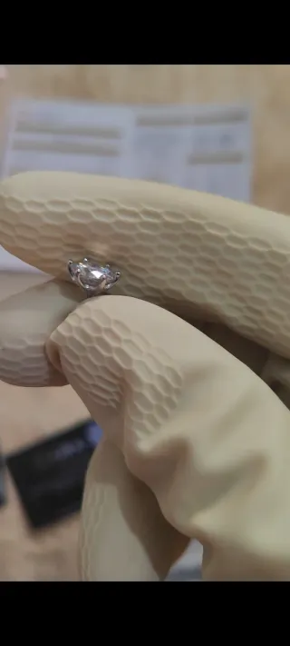 Pendientes Moissanita 2CT+2CT Plata 925