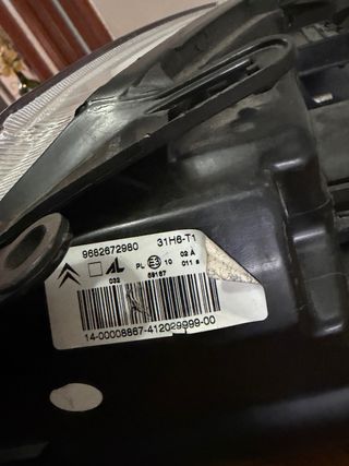 Faro delantero Citroën C3