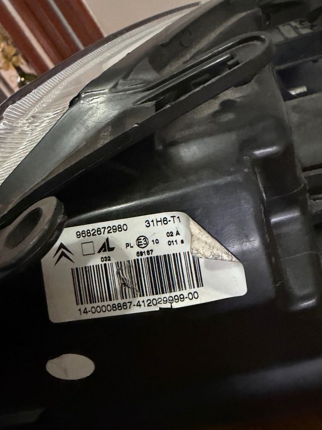 Faro delantero Citroën C3