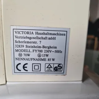 BLACWEEK Máquina de coser Victoria FY 700