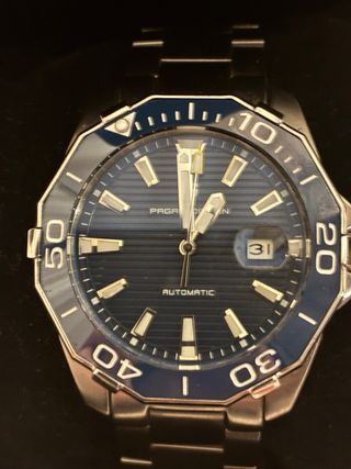 Reloj automático con cristal de zafiro