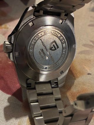 Reloj automático con cristal de zafiro