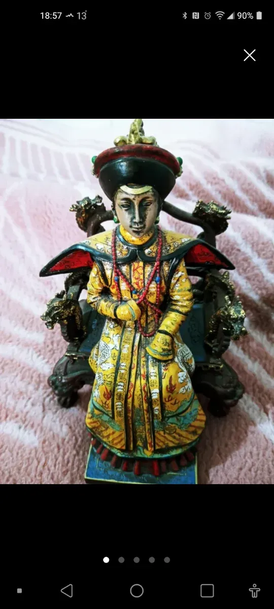 Escultura Emperatriz Chino Antiguo