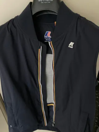 Gilet K-Way blu taglia M