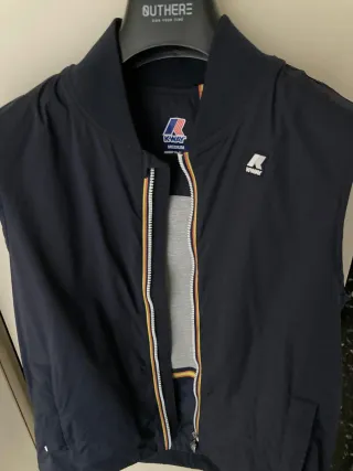 Gilet K-Way blu taglia M