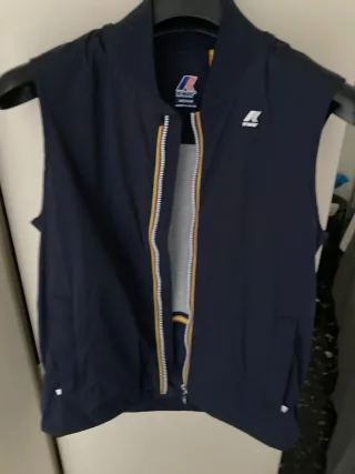 Gilet K-Way blu taglia M