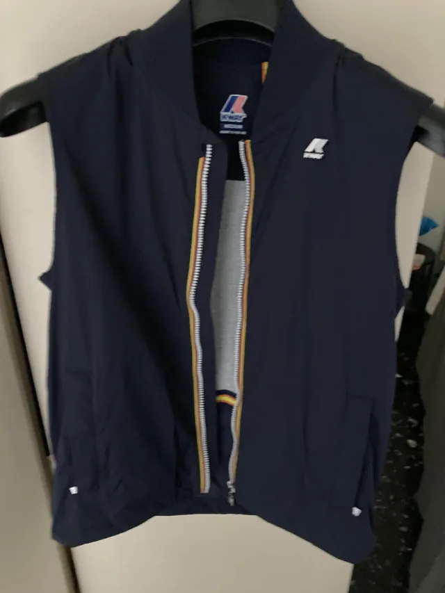 Gilet K-Way blu taglia M