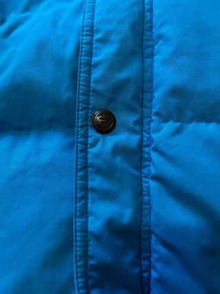 Piumino vintage Fila blu e viola