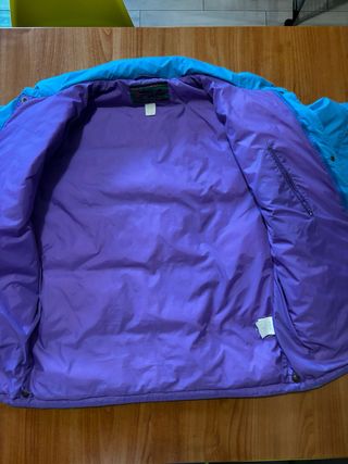 Piumino vintage Fila blu e viola