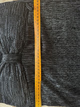 Tubino nero e argento elastico