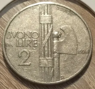 Buono da 2 Lire 1924