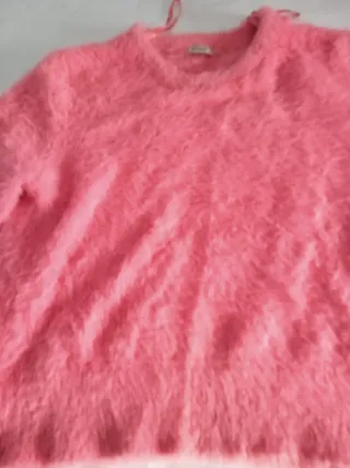 Jersey rosa peluche talla única