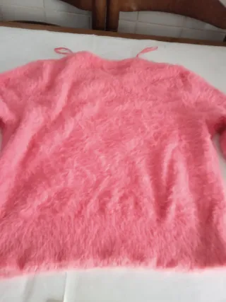 Jersey rosa peluche talla única