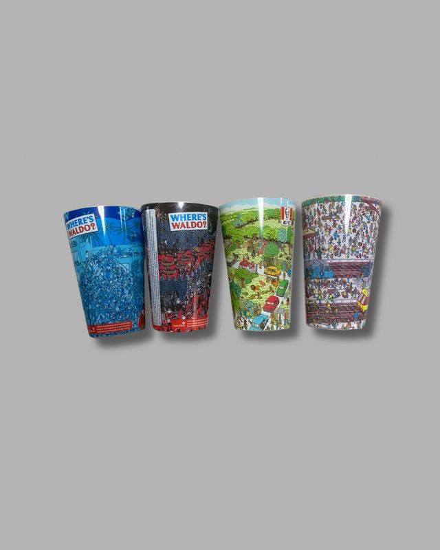 Vasos Where's Waldo? Plástico KFC