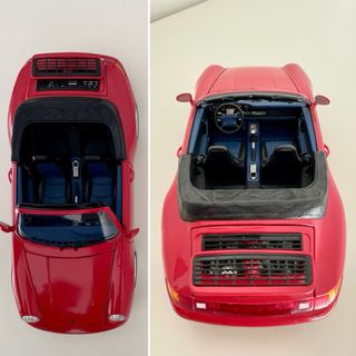 Modellino Porsche 993 cabrio BBurago 1:18.