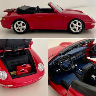 Modellino Porsche 993 cabrio BBurago 1:18.