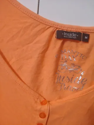 Camiseta naranja Inside talla M