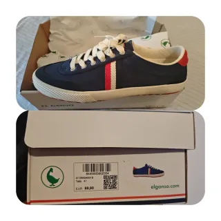 Zapatillas El Ganso Azul/Rojo Talla 41 Nuevas