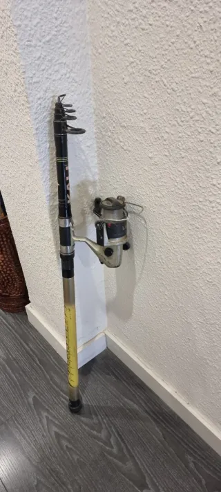 Caña de pescar KALI 370 Surfcasting y carrete K