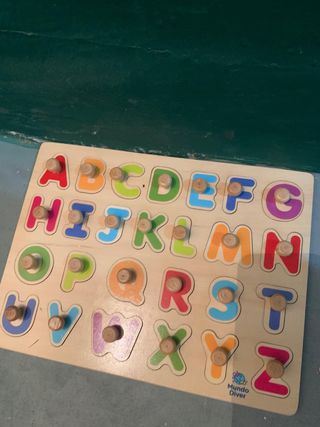 Puzzle Abecedario Madera Mundo Diver