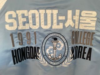 Chaqueta bomber Pull&Bear azul Talla XL