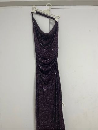 Vestido de fiesta largo lentejuelas