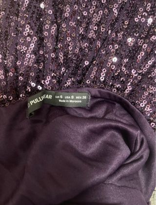 Vestido de fiesta largo lentejuelas